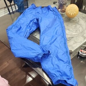 The North Face Mens Blue Zip Around Gorotex Nylon Ski Outdoor pants Medium